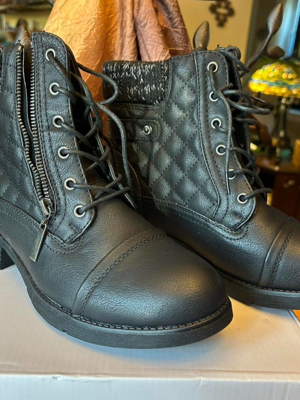 Women's Black Boots - size 8.5